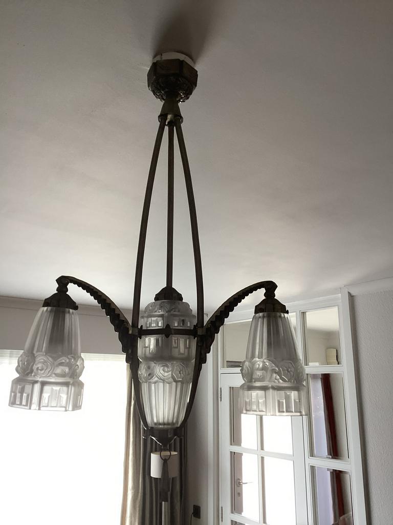 Vintage kroonluchter, Huis en Inrichting, Lampen | Kroonluchters, Ophalen, Zo goed als nieuw