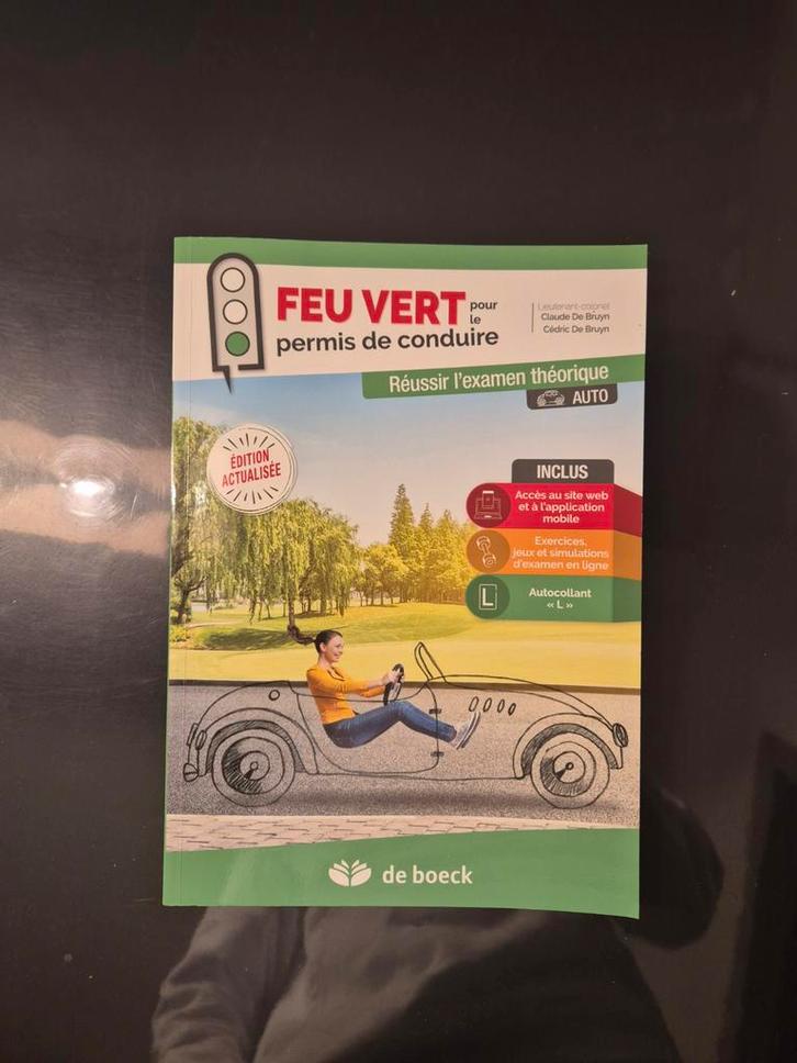 Livre Feux Vert Permis de conduire Théorique, Autos : Divers, Modes d'emploi & Notices d'utilisation, Enlèvement