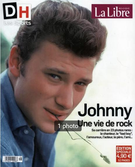 DH Les sports l'Alibre Belgium N special Johnny Hallyday, Ophalen of Verzenden, Nieuw, Muziek, Film of Tv
