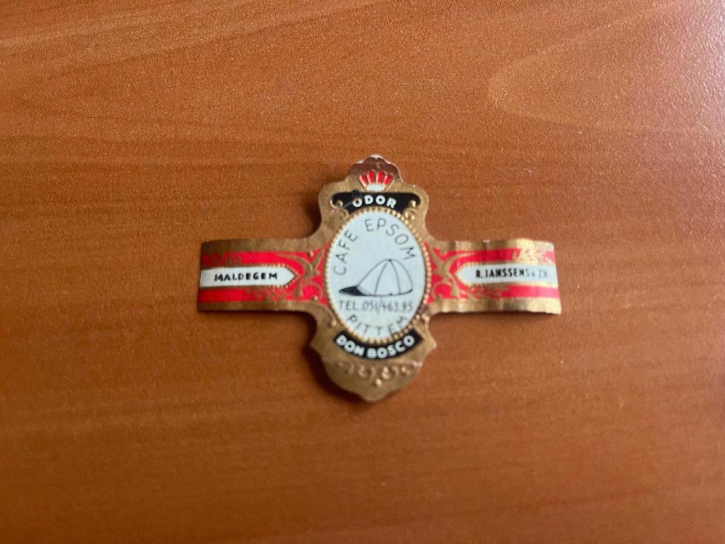 Sigarenband Odor: Café Epsom-Pittem, Verzenden, Gebruikt, Sigarenbandjes