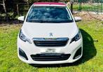 Peugeot 108 2015 toit ouvrant 10.600 km, Autos, Peugeot, Rouge, Achat, Entreprise, 3 portes