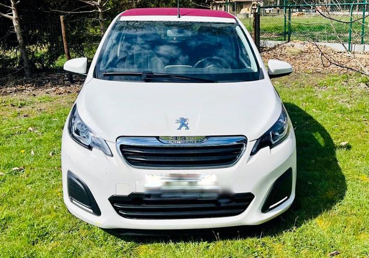 Peugeot 108 2015 toit ouvrant 10.600 km, Autos, Peugeot, Entreprise, ABS, Essence, 3 portes, Rouge, Enlèvement