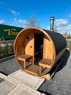 Sauna barrel, Sport en Fitness, Sauna, Ophalen, Zo goed als nieuw