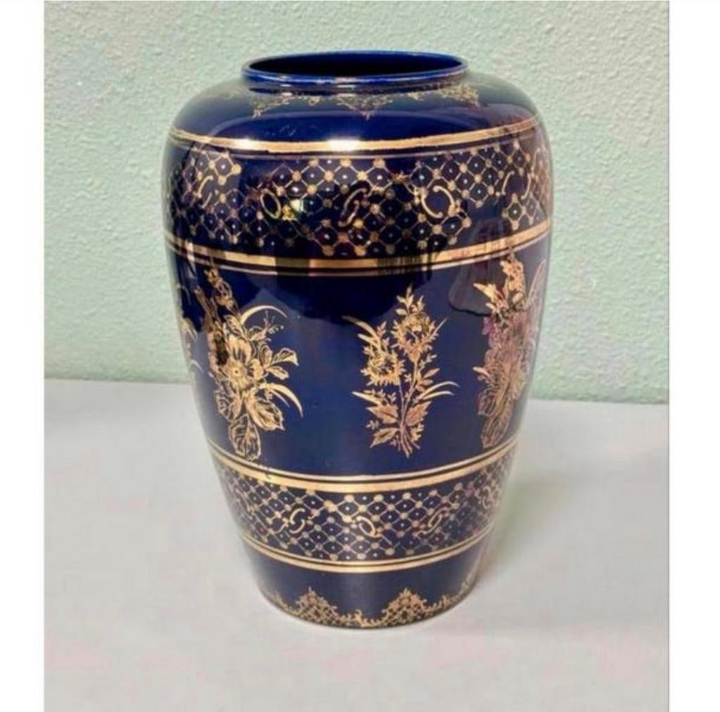 Vase antique en porcelaine KPM Cobalt cobalt, Antiquités & Art, Antiquités | Vases, Enlèvement ou Envoi