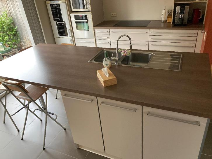 Keuken, Maison & Meubles, Cuisine | Cuisines complètes, Utilisé, Autres types, Crème, Autres matériaux, Enlèvement