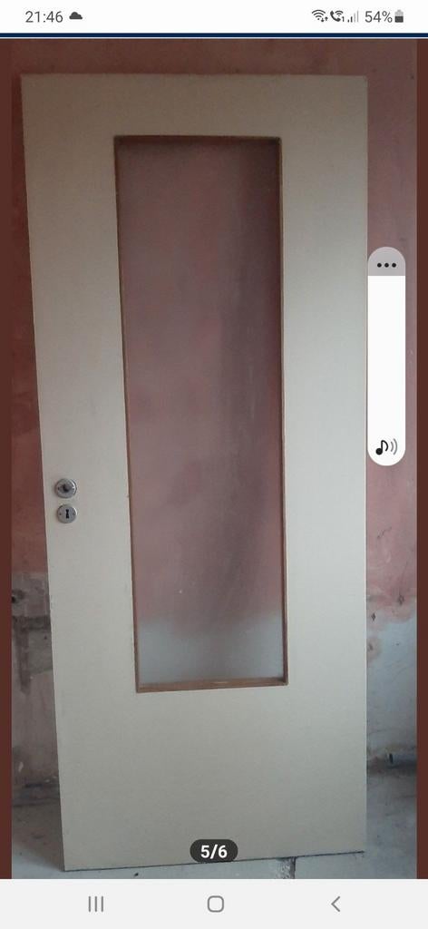 Porte 82cm à vendre 35euro, Bricolage & Construction, Enlèvement, Porte intérieure