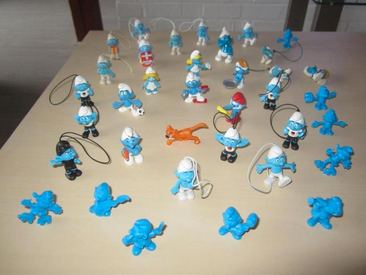 Lot de petits schtroumpfs - 10,00Eur, Collections, Schtroumpfs, Comme neuf, Poupée, Figurine ou Peluche, Différents Schtroumpfs