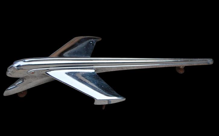 mascotte capot pontiac 1950 usa oldtimer, Antiquités & Art, Curiosités & Brocante, Enlèvement ou Envoi