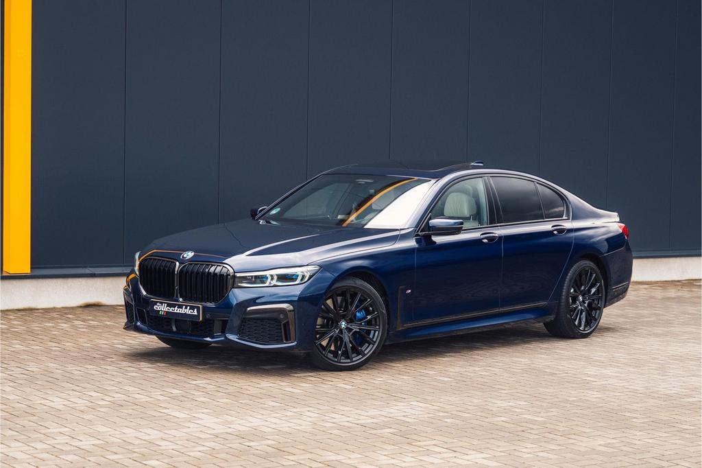 BMW 750 7-serie 750i xDrive High Executive, Auto's, BMW, Automaat, Navigatiesysteem, Blauw, 7 Reeks