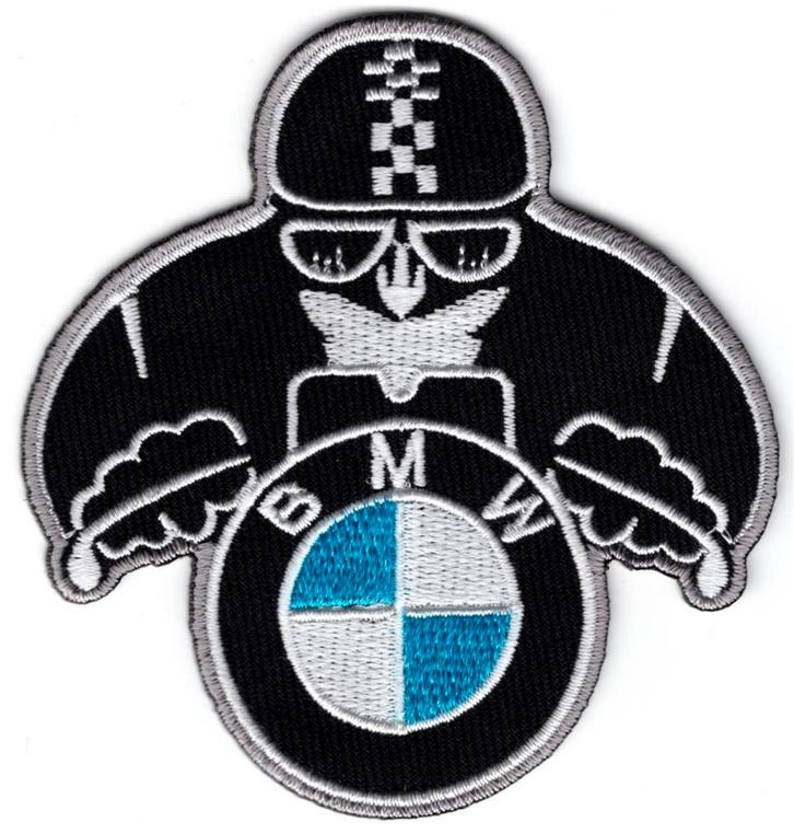 BMW Cafe Racer stoffen opstrijk patch embleem #15, Motoren, Accessoires | Overige, Nieuw, Verzenden