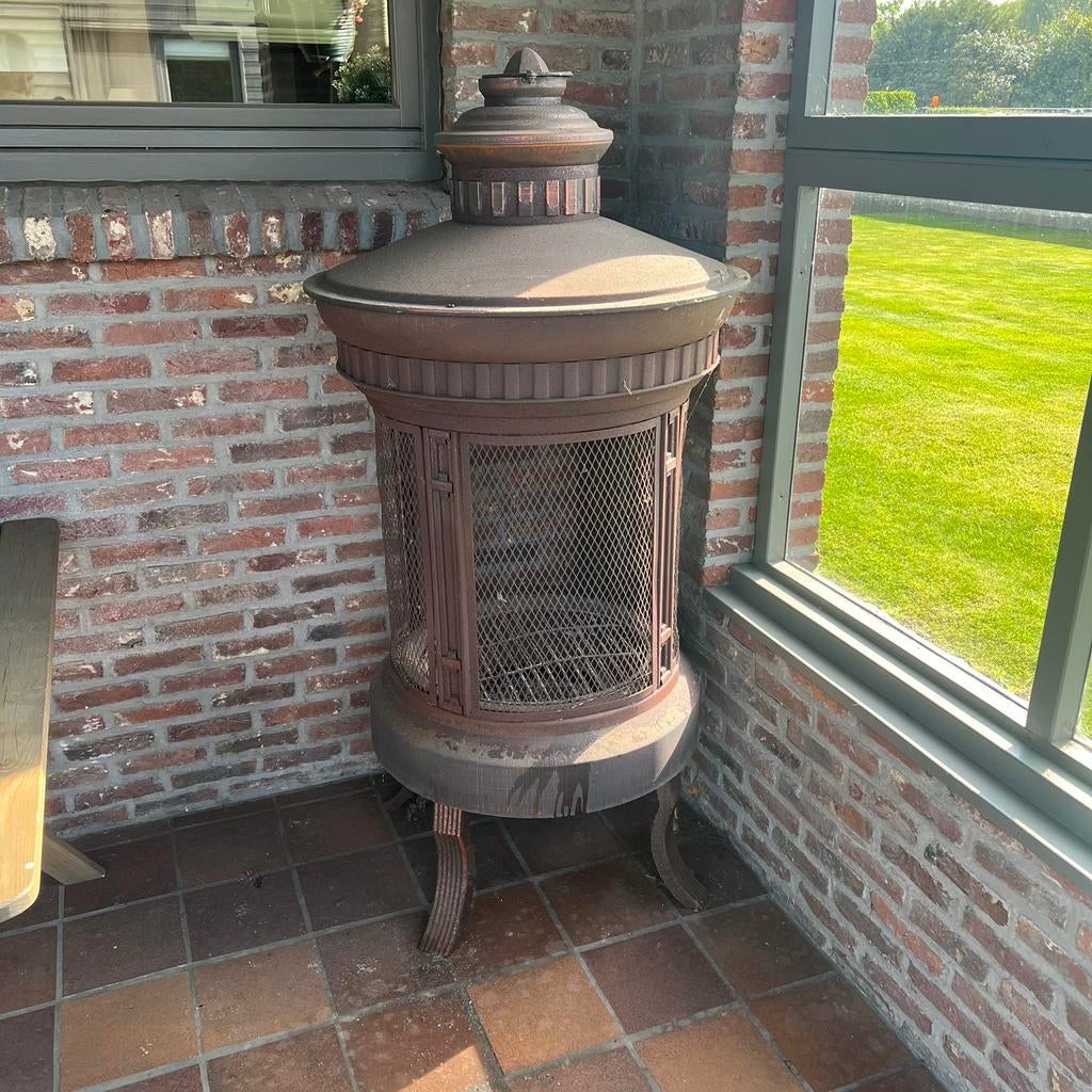Vuurkorf /tuinhaard, Jardin & Terrasse, Foyers de jardin, Enlèvement, Comme neuf