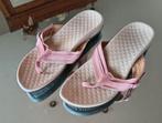 Roze lederen slippers maat 38, Ophalen, Roze, Slippers