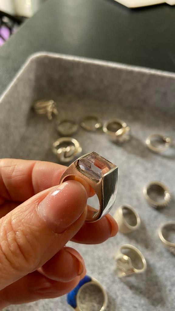 Diverses bagues 20€ pièce, 15€ pour les plus fines, Bijoux, Sacs & Beauté, Bagues, Enlèvement, Comme neuf, Argent, Argent