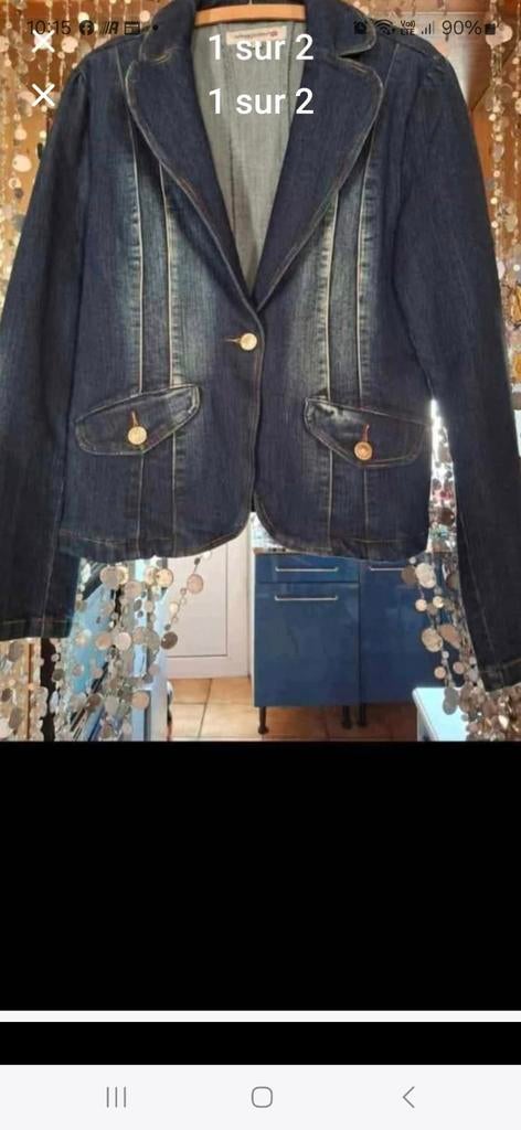 Veste en jeans à vendre, Enlèvement