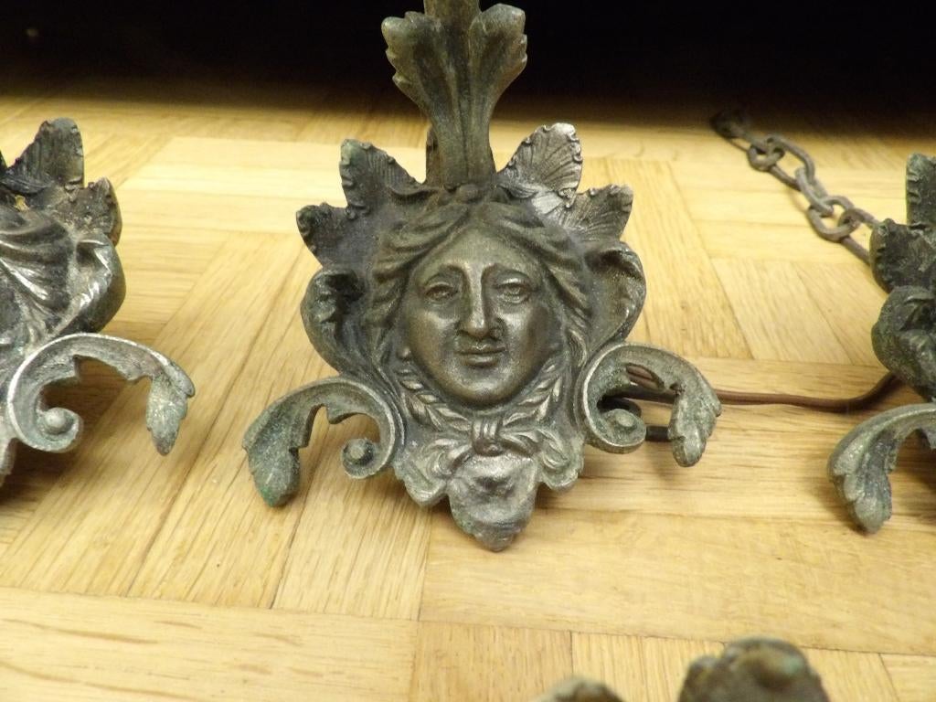 Onderdelen oude albasten luster, Antiquités & Art, Antiquités | Éclairage, Enlèvement