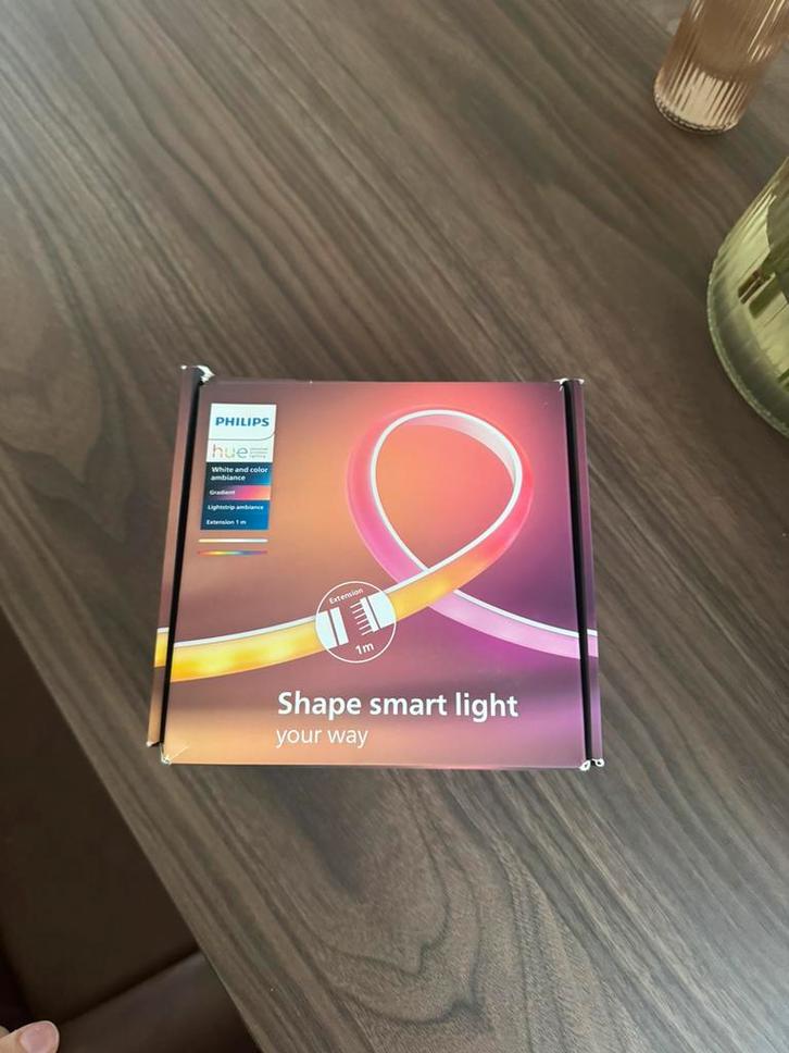 Philips Hue Gradient Lightstrip Extension 1m (nieuw), Informatique & Logiciels, Disques enregistrables, Neuf, Autres types, Enlèvement