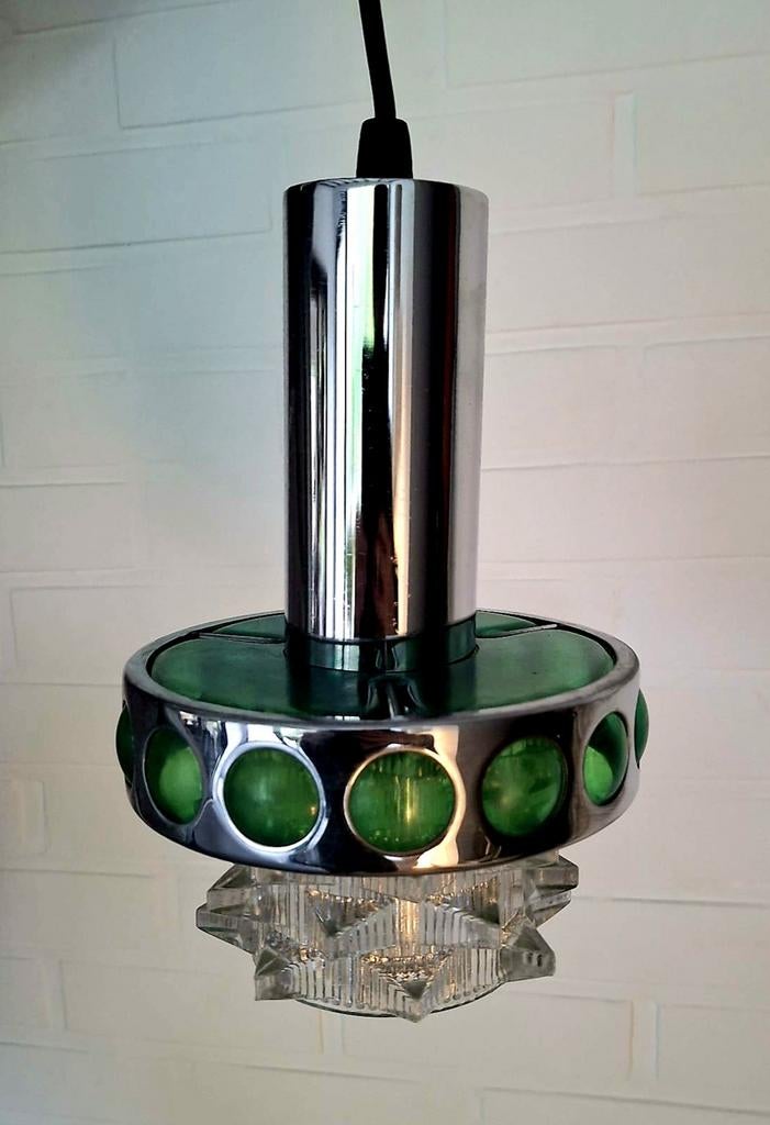 Lampe vintage vert Massive, Enlèvement ou Envoi