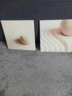 2 Moderne glazen kadertjes te koop., Ophalen, Zo goed als nieuw, Overige typen