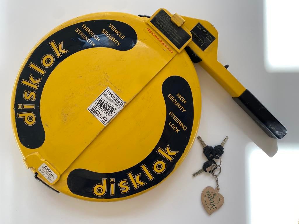 Disklok stuurslot, Ophalen, Zo goed als nieuw