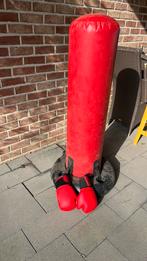 Punching ball gonflable outshock et 2 gants, Ophalen, Gebruikt