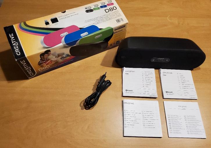 creative D80 bluetooth Speaker, Audio, Tv en Foto, Luidsprekerboxen, Gebruikt, Overige typen, Minder dan 60 watt, Overige merken