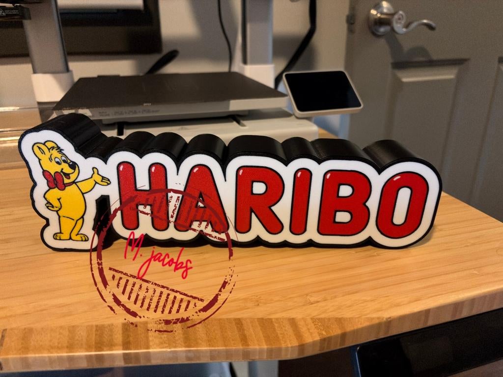Dit is een Haribo reclamebak met LED verlichting., Ophalen of Verzenden, Nieuw, Lichtbak of (neon) lamp