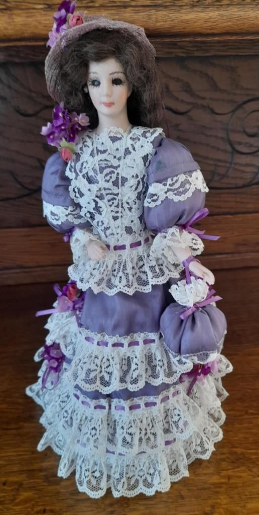 Vintage porseleinen pop, Enlèvement ou Envoi, Comme neuf, Poupée