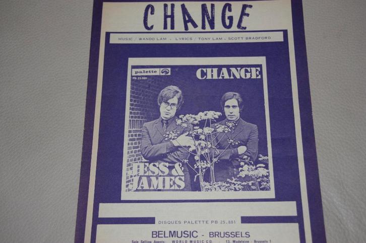 1968 partitions pour orchestre, Musique & Instruments, Partitions, Utilisé, Artiste ou Compositeur, Autres genres, Guitare, Guitare basse