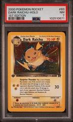 83/82 dark raichu 1st psa 7, Ophalen of Verzenden, Foil