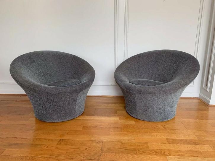 Artifort vintage designfauteuils — Pierre Paulin-stijl, Huis en Inrichting, Fauteuils, Gebruikt, Stof, Ophalen of Verzenden
