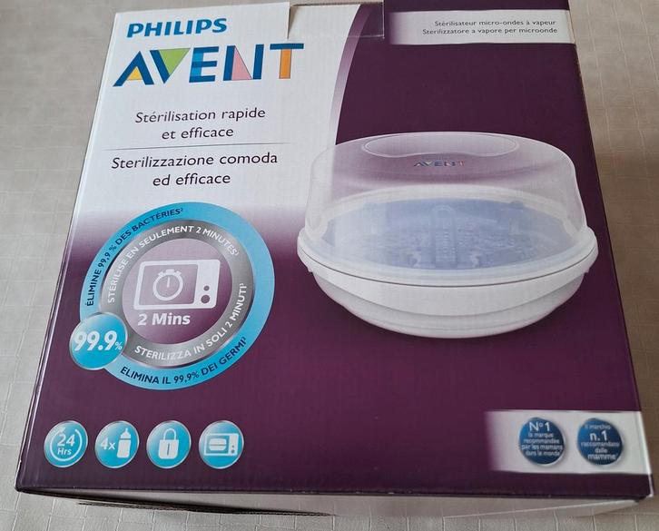 Stérilisateur à vapeur à micro-ondes Philips AVENT SCF281/02, Enfants & Bébés, Aliments pour bébé & Accessoires, Enlèvement
