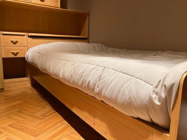 Bed + latoflex, Huis en Inrichting, Slaapkamer | Bedden, Gebruikt, Eenpersoons, Ophalen