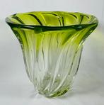 Val Saint Lambert Vase cristal design « Torsade » Delvenne, Enlèvement ou Envoi