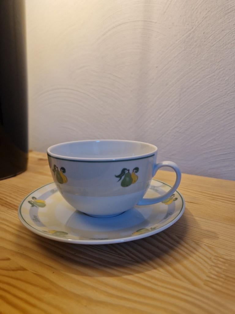 Service Guy Degrenne Poire, Enlèvement, Utilisé, Autres styles, Porcelaine