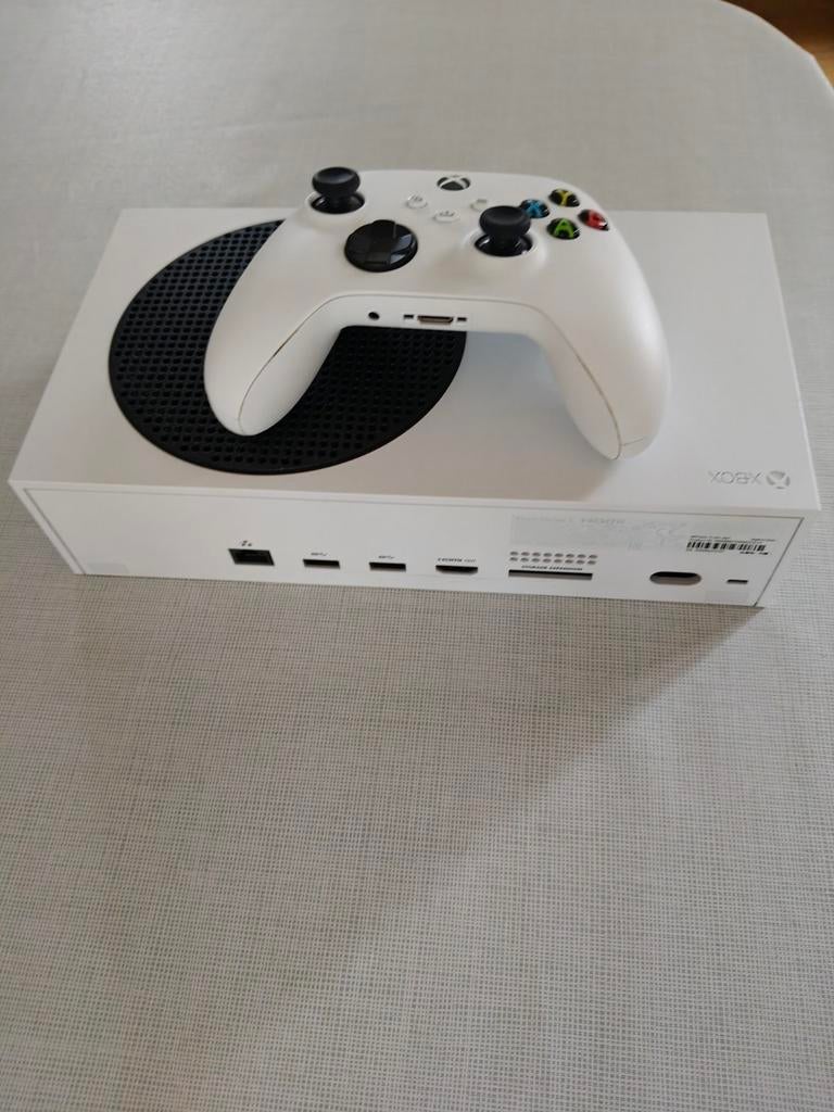 Xbox series S met 1 controller en extra dual battery pack, Ophalen, Zo goed als nieuw, Xbox Series S