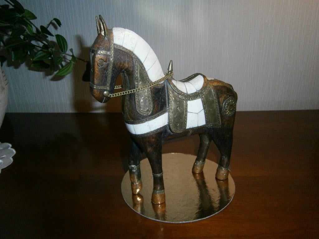 houten paard - 25cm, Ophalen
