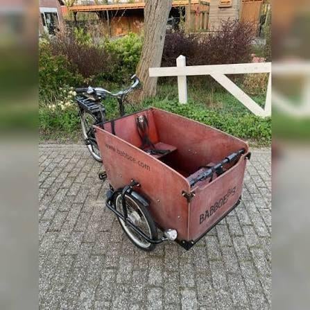 Te huur! Elektrische bakfiets Babboe Big E, Vélos & Vélomoteurs, Vélos | Vélos avec bac, Comme neuf, Autres marques, 4 enfants ou plus
