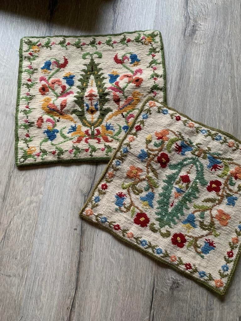 2 handgemaakte griekse kussenslopen, Ophalen