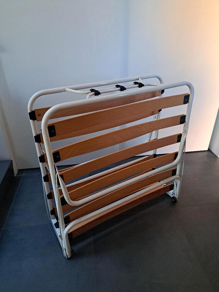 Opklapbed zonder matras, Huis en Inrichting, Slaapkamer | Matrassen en Bedbodems, Gebruikt, Bedbodem, 90 cm, 200 cm, Eenpersoons