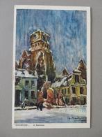 A. Baertsoen Illustrator WO1 Bombardement Diksmuide WO1, Enlèvement ou Envoi, Autres, Photo ou Poster