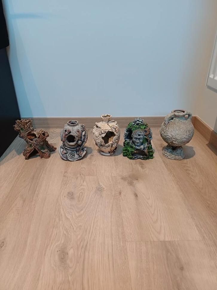Aquarium decoraties set 1 (10 euro per stuk), Dieren en Toebehoren, Vissen | Aquaria en Toebehoren, Zo goed als nieuw, Sierelement