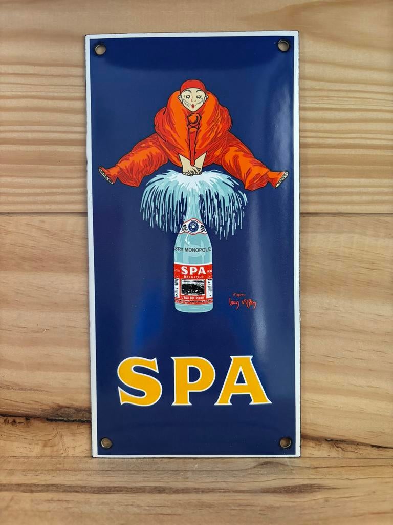 Spa Monopoly emaille plaat, Verzamelen, Ophalen of Verzenden, Zo goed als nieuw