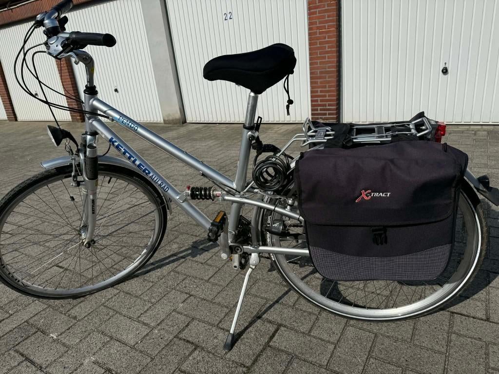 Kettler Alu damesfiets (lichtgewicht)- aankoop 1.200euro, Versnellingen, Zo goed als nieuw, 50 tot 53 cm, Schijfrem