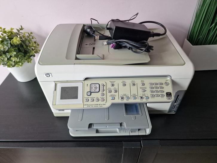 Printer HP Photosmart C 6180 all-in-one, Computers en Software, Printerbenodigdheden, Zo goed als nieuw, Ophalen