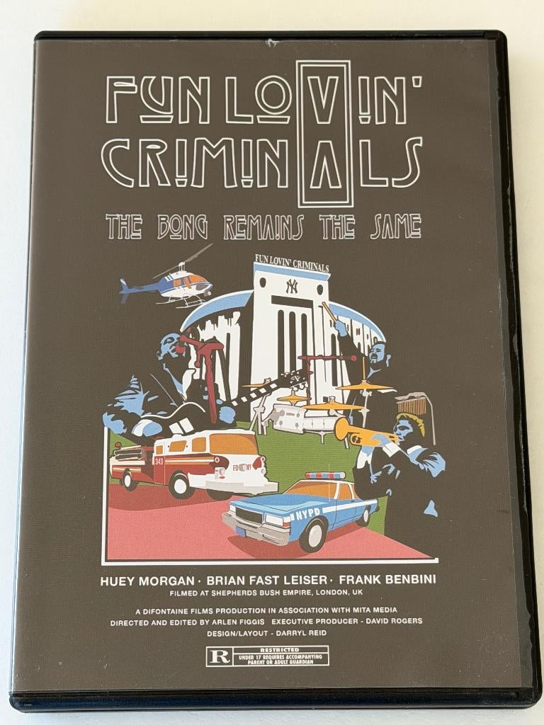 Fun Lovin' Criminals – The Bong Remains The Same (DVD) Rare!, Ophalen of Verzenden