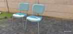 Keukenstoelen stoelen torquoise IKEA Vihals, Huis en Inrichting, Ophalen, Overige kleuren, Stof, Twee