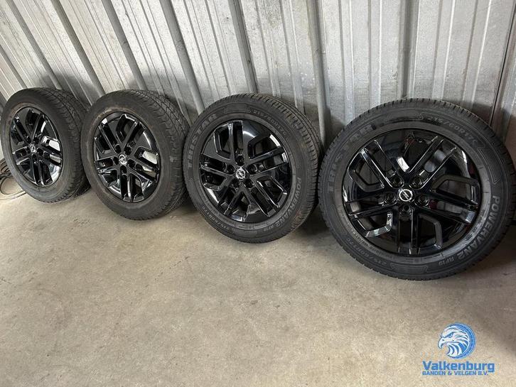 7-8mm! Originele Opel Vivaro 17 inch zwarte velgen 5x114,3 z, Auto-onderdelen, Banden en Velgen, Banden en Velgen, Zomerbanden