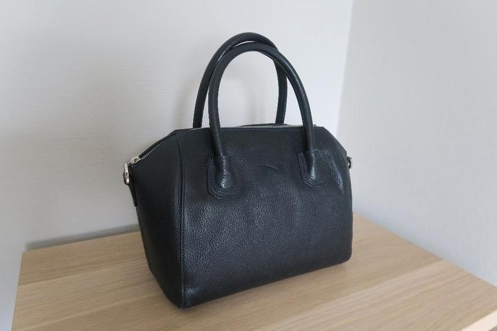 Blauwe handtas - Nathan Baume, Handtassen en Accessoires, Tassen | Damestassen, Zo goed als nieuw, Handtas, Blauw, Ophalen of Verzenden