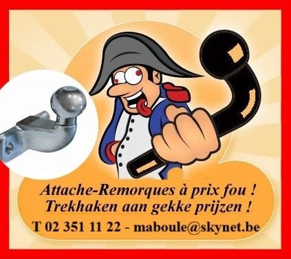 ATTACHE REMORQUE NEUVE EN DESTOCKAGE, Autos : Pièces & Accessoires, Attelages, Neuf, Enlèvement ou Envoi