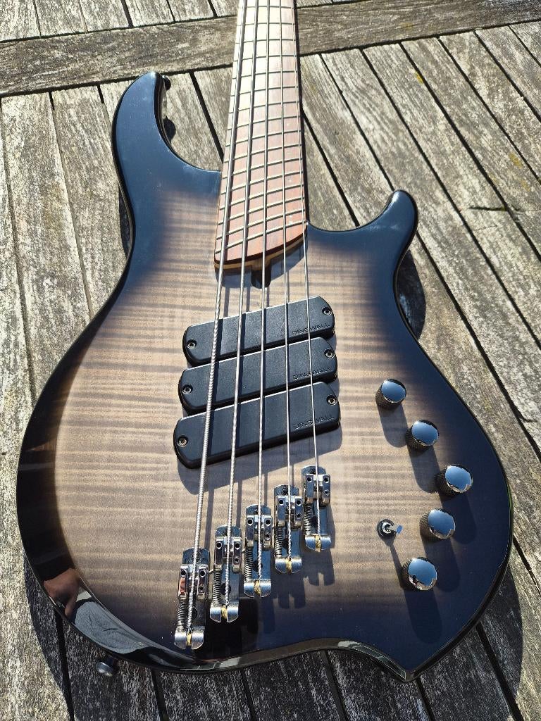 Dingwall CB3 Combustion 5 (2024) Black Burst, Enlèvement, Neuf, Électrique, 5 cordes